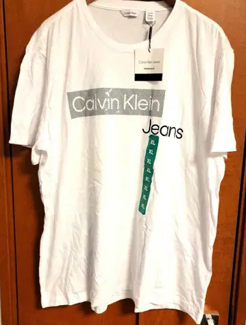 새상품 Calvin Klein 로고 티셔츠 XL 사이즈 택 포함 1점