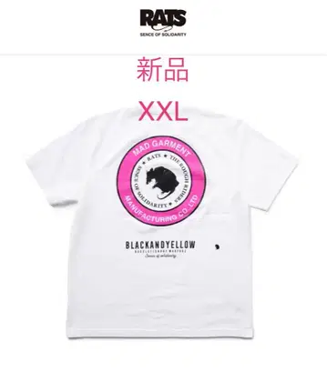 [새상품] RATS 랏츠 BLACKANDYELLOW PINK XXL