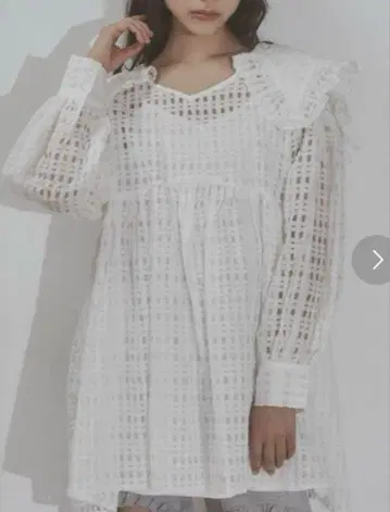 merry jenny 시어 체크 미니 원피스 튜닉