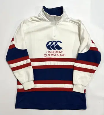 CANTERBURY 하프 지퍼 맨투맨 보더