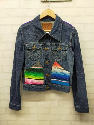 TRUERELIGION JADA BAJA RETRO 자켓 G 데님 자켓
