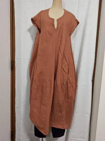 D-due LAB 린넨 100 원피스 1회 착용 스페인산