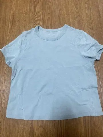 룰루레몬 라이트 블루 반팔 티셔츠