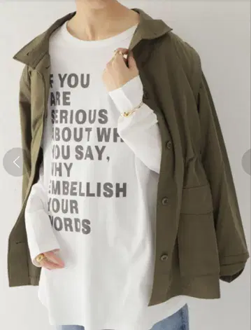 JOURNAL STANDARD 시뇽 MESSAGE 로고 롱 TEE 새상품