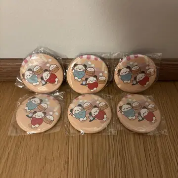 시로탄 푹신 타운 가챠가챠 차이나 푹신만 캔뱃지