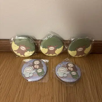시로탄 푹신 타운 가챠가챠 나무 UMA 캔뱃지