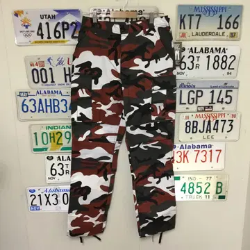 미사용 새상품 ROTHCO 로스코 카고 팬츠 RED CAMO 사이즈 S