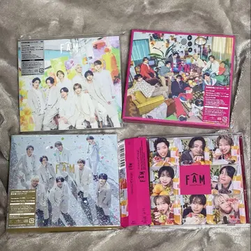 timelesz FAM 앨범 초회판(DVD) 4 형태 세트