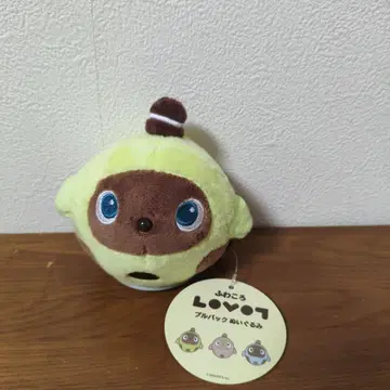 후와코로 LOVOT 풀백 봉제 인형 라임그린