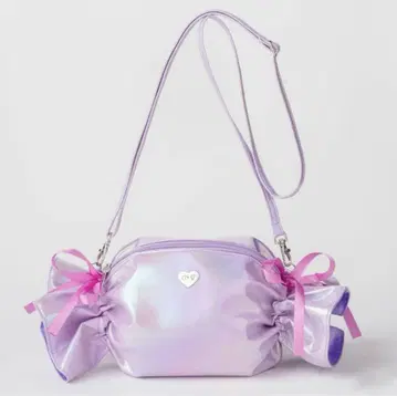 시나코 캔디 파우치 BOOK Cotton Candy Purple
