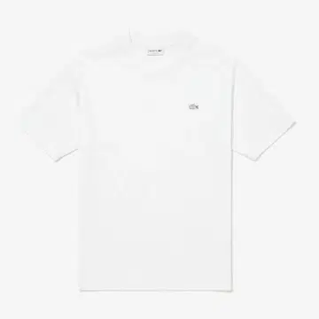 LACOSTE 라코스테 화이트 크루넥 티셔츠