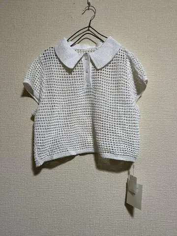 sea room lynn 시스루 니트 폴로
