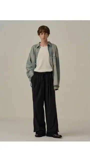 ANCELLM 안셀름 25aw 와이드 슬랙스 사이즈 0