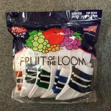 미사용 새상품 FRUIT OF THE LOOM 양말 10족 세트
