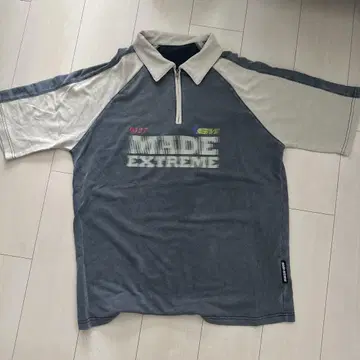 그레이 지퍼 피케 셔츠 MADE EXTREME