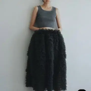 bibiy darlene shushu skirt (dark grey) | 브랜드 중고거래
