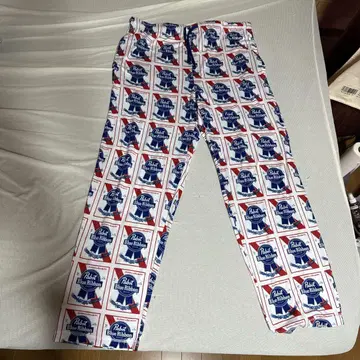 Pabst Blue Ribbon 로고 팬츠