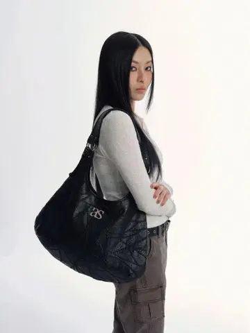 ASON 로고 블랙 토트백