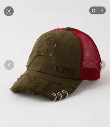 Beeden 데미지 링 캡 메쉬 캡