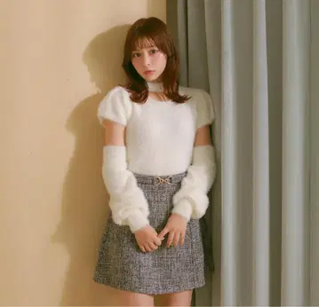 evelyn 암워머 비쥬 니트