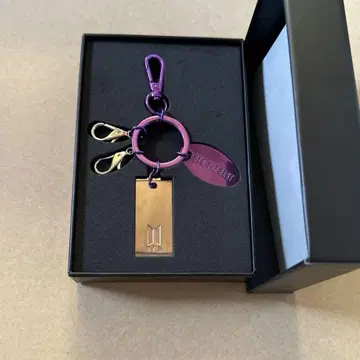 BTS THE BEST 전시회 로고 키링 LOGO KEYRING