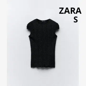 텍스처 티셔츠 ZARA 썸머 니트 여성 자라