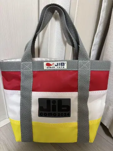 새상품급 Jib 코모지브 보더 토트백 SS 컬러 1점 한정판