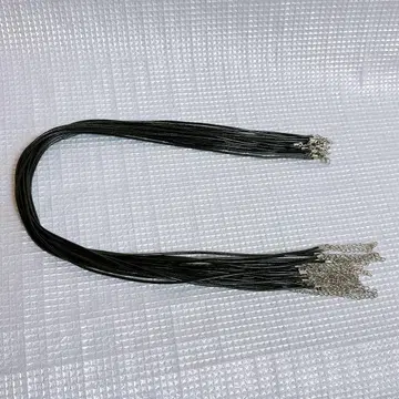 로아아스포스 가죽 초커 가죽 초 본 금장 장식 은색 조 58cm 끈