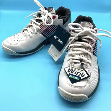 [미사용] 요넥스 yonex 테니스 파워 쿠션 24.5cm 화이트 여성용