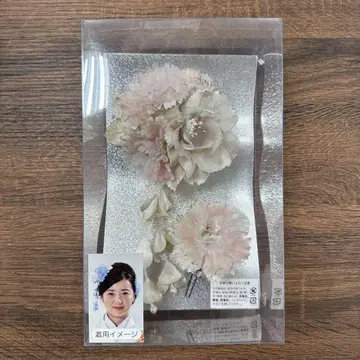 꽃 장식 머리 장식 일본 정통의상 소품 핑크 계열