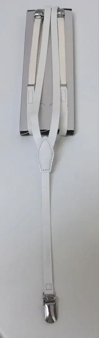 꼼사데모드 멘 화이트 서스펜더 미사용 새상품