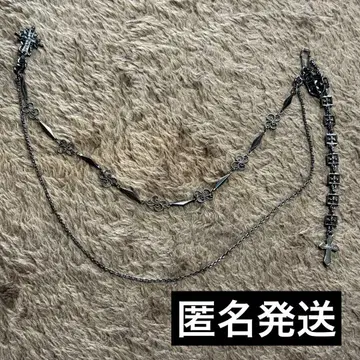 BLACK PEACE NOW 십자가 브로치