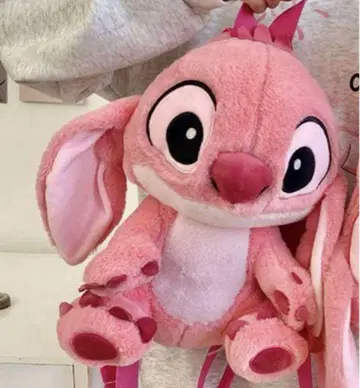 스티치 엔젤 봉제 인형 백팩
