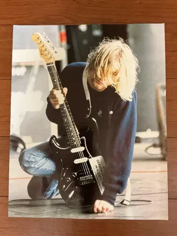 UK 제작 데드스탁 NIRVANA 닐바나 커트 코베인 포스터