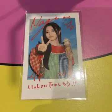 노기자카 NOGI CAFE 후기 특전 폴라로이드풍 스티커 이노우에