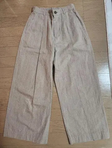 [ Gabardine K.T ] 면마 와이드 팬츠