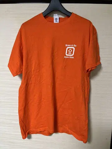 Scan & Go T셔츠 오렌지