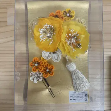 꽃 머리 장식 헤어콤 일본 정통의상 소품
