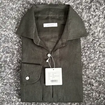 미사용품 알코디오 MWW 별주 프렌치 린넨 카프리 셔츠