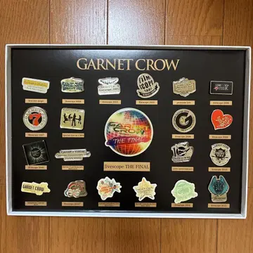 GARNET CROW 투어 로고 핀 배지
