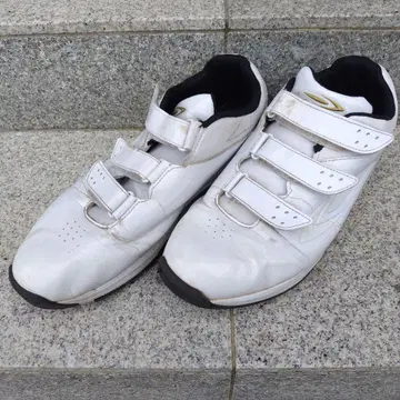 티고라 야구 트레이닝 슈즈 화이트 벨크로 28.5cm