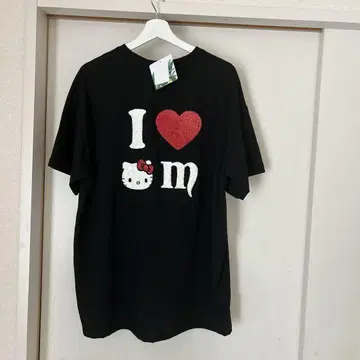 me Jane x Hello Kitty 반팔 티셔츠 블랙