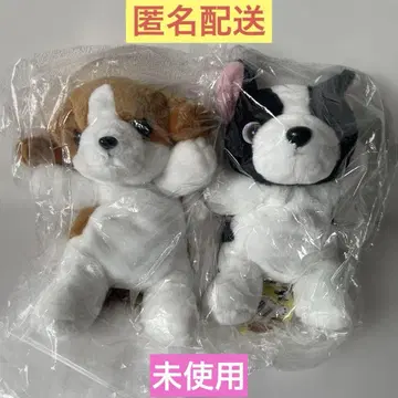 멍멍파크 사이좋은 대행진 봉제 인형 피글 프렌치 불독 2세트