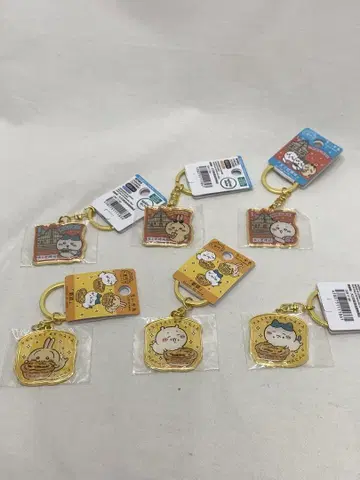 치이카와 마카오 한정판 키링 6개 컴프 세트