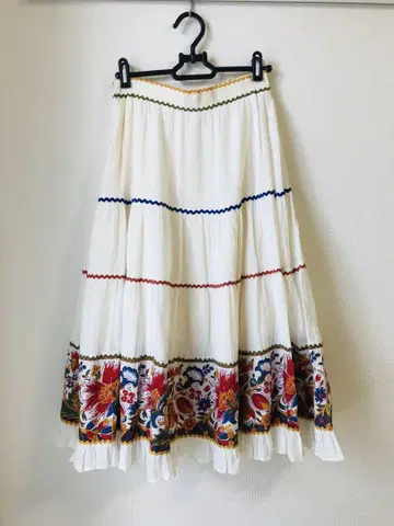 vintage LUCIE LINDEN 플레어 스커트