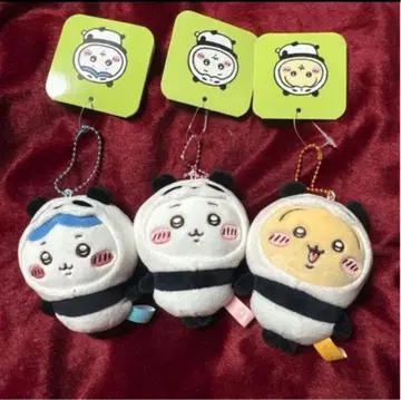 새상품 치이카와 팬더 마스코트 3체 세트 치이카와 하치와레 토끼