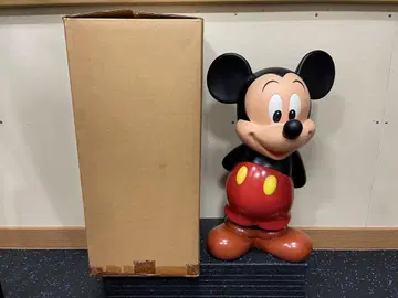 [레어] 엄청 큰 미키 저금통 약 50cm 미쓰비시 은행 [미사용품]