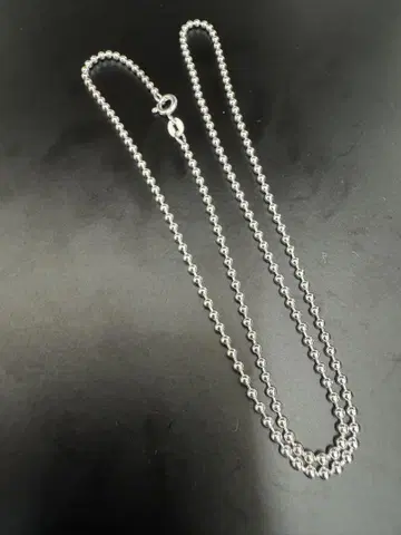 실버 925 볼 체인 45cm