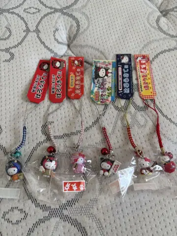 [지역 한정 키티] 스트랩 6개 세트 (도호쿠)