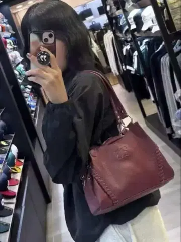 ason ason BONITA 2WAY 백 레드 여성용 한국